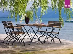 2-Sitzer Gartenbank Aus Schmiedeeisen & Resysta - Landhaus Stil - MBM - Bank Brazil -Gartenwelt Geschaft 2 sitzer gartenbank aus schmiedeeisen resysta landhaus stil mbm bank brazil3