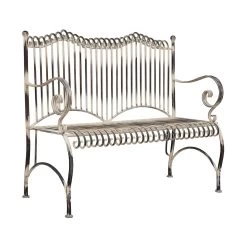 2-Sitzer Gartenbank Aus Schmiedeeisen Romantisch - Yacine