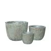3er Set Blumenkübel Für Draußen - Antikes Design - Serico