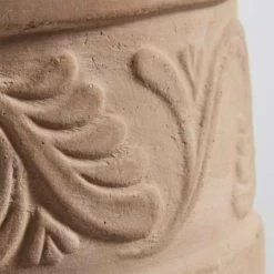 Gartenwelt Geschaft -Gartenwelt Geschaft 3er set pflanzkuebel rund terrakotta florales muster sade2