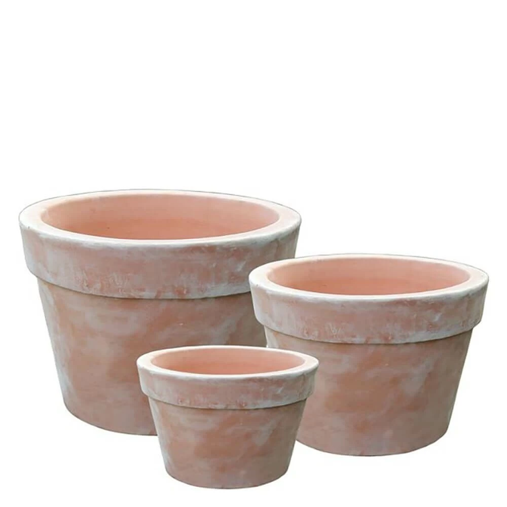 3er Set Pflanztöpfe - Terrakotta - Rund - Azana 1 3er Set Pflanztöpfe - Terrakotta - Rund - Azana
