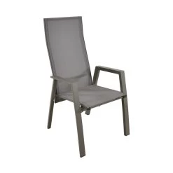 Aluminium Outdoor Stuhl Mit Hoher Lehne - Hochlehner Ero