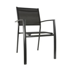 Anthrazit Garten Stapelstuhl Aus Aluminium - Stuhl Fiwo