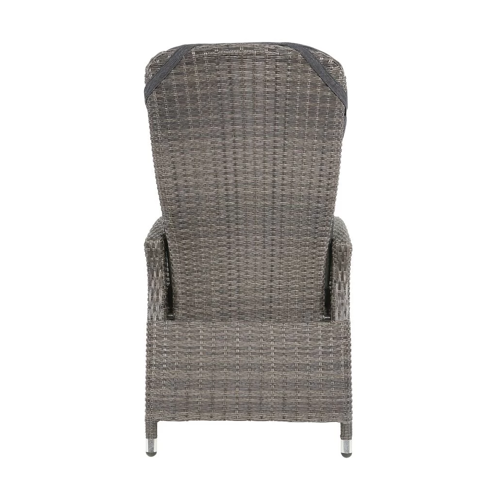 Anthrazit Gartensessel Mit Verstellbarer Rückenlehne Aus Polyattan - Joanna 6 Anthrazit Gartensessel Mit Verstellbarer Rückenlehne Aus Polyattan - Joanna – Bild 6