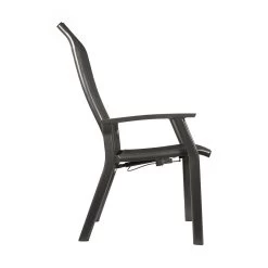 Anthrazit Gartenstuhl Aus Alu Mit Verstellbarer Rückenlehne - Stuhl Wolano -Gartenwelt Geschaft anthrazit gartenstuhl aus alu mit verstellbarer rueckenlehne stuhl wolano3