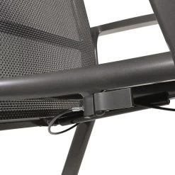 Anthrazit Gartenstuhl Aus Alu Mit Verstellbarer Rückenlehne - Stuhl Wolano -Gartenwelt Geschaft anthrazit gartenstuhl aus alu mit verstellbarer rueckenlehne stuhl wolano5