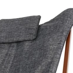 Anthrazit Schmetterlingsstuhl Für Den Balkon Mit Holzgestell - Taorina -Gartenwelt Geschaft anthrazit schmetterlingsstuhl fuer den balkon mit holzgestell taorina4