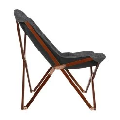 Anthrazit Schmetterlingsstuhl Für Den Balkon Mit Holzgestell - Taorina -Gartenwelt Geschaft anthrazit schmetterlingsstuhl fuer den balkon mit holzgestell taorina7