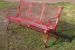Antik Gartenbank 3-Sitzer Aus Schmiedeeisen - Isidore -Gartenwelt Geschaft antik gartenbank 3 sitzer aus schmiedeeisen isidore3
