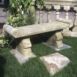 Antik Steinbank Für Den Garten - Cambridge