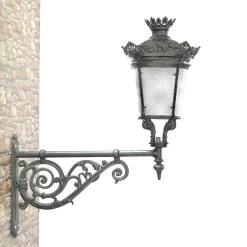 Antik Wandlaterne Aus Gusseisen Für Draußen - Ilonka