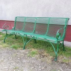 Antike Gartenbank 4-Sitzer Aus Schmiedeeisen - Donatien