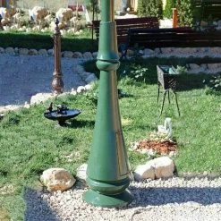 Antike Straßenlaterne Aus Gusseisen Mit Schirmlampen - Asbirg -Gartenwelt Geschaft antike strassenlaterne aus gusseisen mit schirmlampen asbirg3