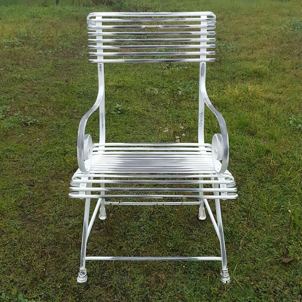 Antiker Gartenstuhl Aus Metall Nostalgisch - Caline 3 Antiker Gartenstuhl Aus Metall Nostalgisch - Caline – Bild 3