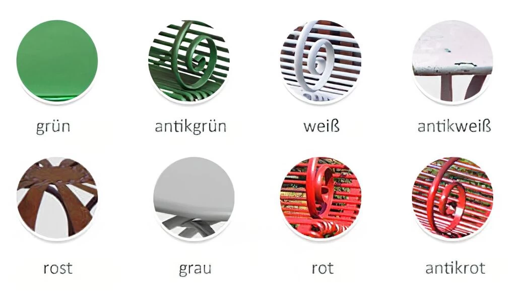 Antiker Gartenstuhl Aus Metall Nostalgisch - Caline 5 Antiker Gartenstuhl Aus Metall Nostalgisch - Caline – Bild 5