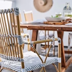 Ausgefallener Gartenstuhl Aus Alu Rattan Mit Armlehnen - Gartensessel Levi 6 Ausgefallener Gartenstuhl Aus Alu Rattan Mit Armlehnen - Gartensessel Levi -Gartenwelt Geschaft ausgefallener gartenstuhl aus alu rattan mit armlehnen gartensessel levi3