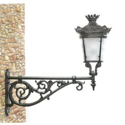 Außen Wandleuchte Aus Gusseisen - Nostalgisch - Hedone