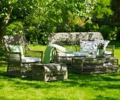 Bequemer Outdoor Sessel Mit Armlehnen In Antikgrau - Sessel Anike -Gartenwelt Geschaft bequemer outdoor sessel mit armlehnen in antikgrau sessel anike3