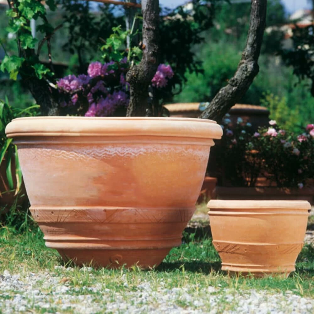 Blumenkübel Aus Terracotta - Frostbeständig - Marsilius 2 Blumenkübel Aus Terracotta - Frostbeständig - Marsilius – Bild 2