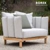 Borek Garten Loungesessel Inklusive Sitz- Und Dekokissen - Verschiedene Farben - Softline Loungechair