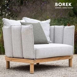 Borek Garten Loungesessel Inklusive Sitz- Und Dekokissen - Verschiedene Farben - Softline Loungechair