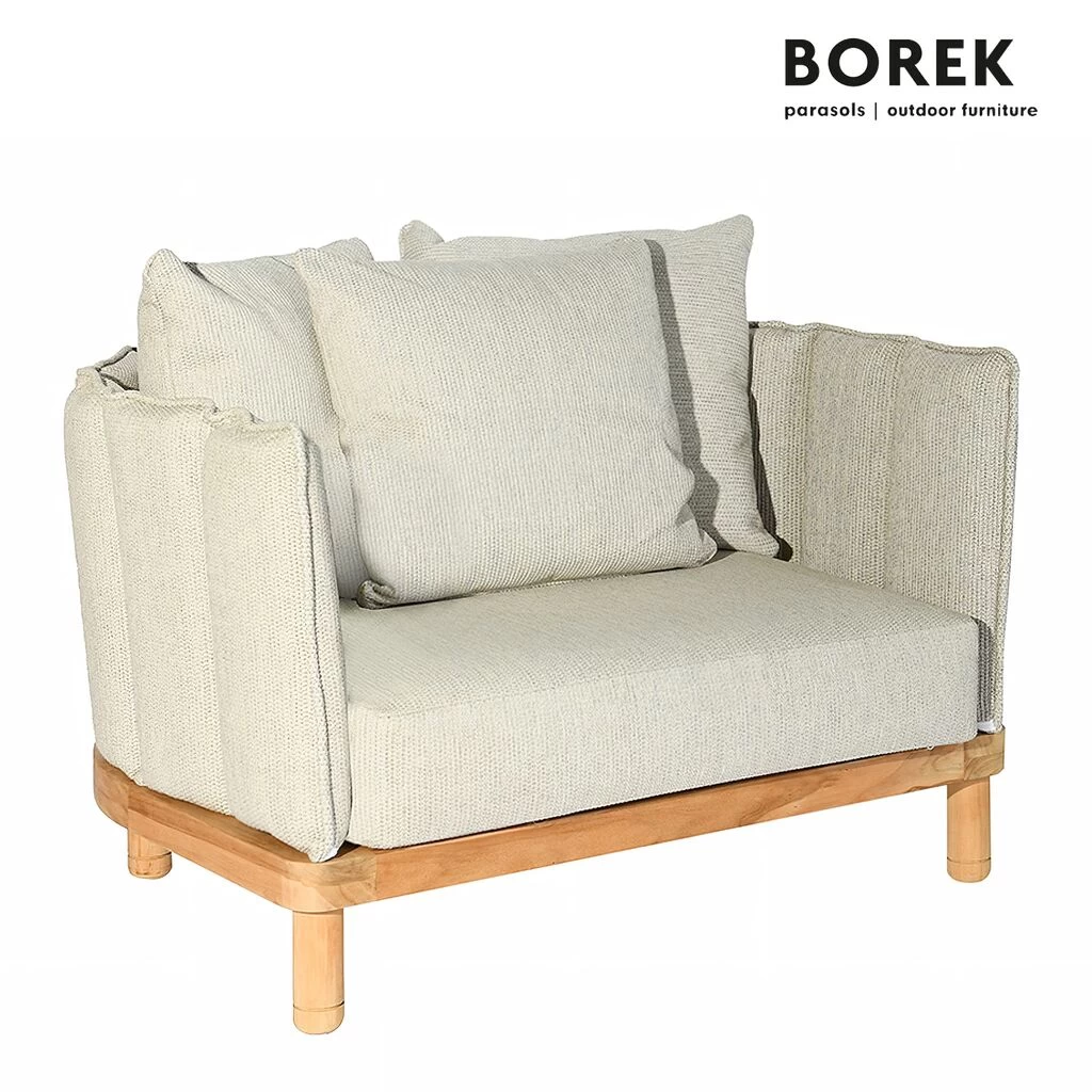 Borek Garten Loungesessel Inklusive Sitz- Und Dekokissen - Verschiedene Farben - Softline Loungechair 2 Borek Garten Loungesessel Inklusive Sitz- Und Dekokissen - Verschiedene Farben - Softline Loungechair – Bild 2