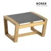 Borek Gartenhocker Aus Teakholz & Batyline - Loungehocker Luxx