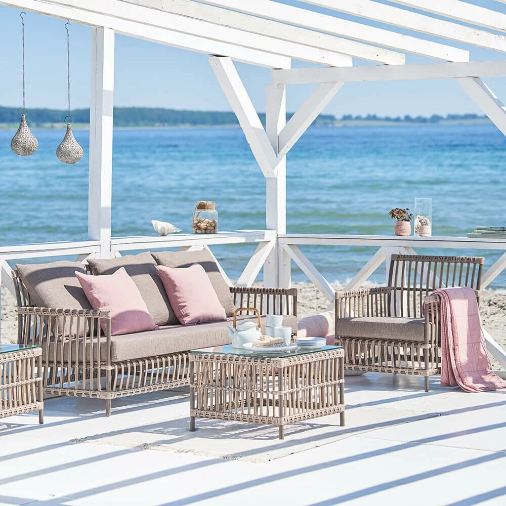 Brauner Outdoor Loungechair Aus Alu Rattan Für Die Sitzecke - Loungechair Caya 4 Brauner Outdoor Loungechair Aus Alu Rattan Für Die Sitzecke - Loungechair Caya – Bild 4