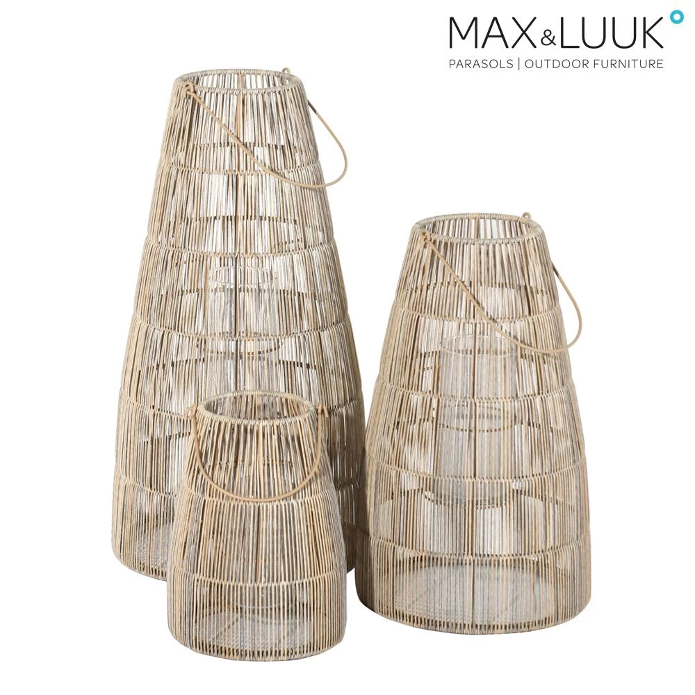 Dekoratives Garten Laternen Set Von Max & Luuk - Drei Verschiedene Größen - Mace Laternen 1 Dekoratives Garten Laternen Set Von Max & Luuk - Drei Verschiedene Größen - Mace Laternen