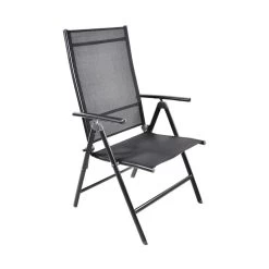 Dunkler Alu Hochlehner-Stuhl Mit Neigbarer Lehne - Stuhl Girma