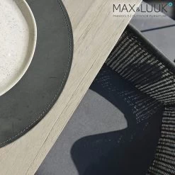 Dunkler Max & Luuk Gartenstuhl Mit Stahlgestell Und Geflochtener Sitzschale - Iris Stuhl -Gartenwelt Geschaft dunkler max luuk gartenstuhl mit stahlgestell und geflochtener sitzschale iris stuhl4