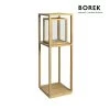 Eckige Holzlaterne Mit Gestell 130cm Hoch - Laterne Positano