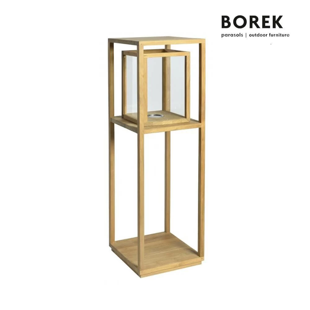 Eckige Holzlaterne Mit Gestell 130cm Hoch - Laterne Positano 1 Eckige Holzlaterne Mit Gestell 130cm Hoch - Laterne Positano