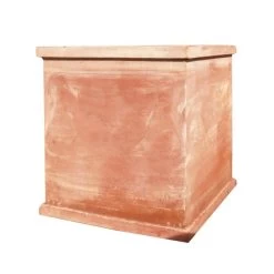 Eckiger Pflanztrog Aus Terracotta - Klassisch - Tiarini