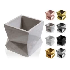 Eckiges Pflanzgefäß Für Draußen Aus Beton - Farbig - Thiefor -Gartenwelt Geschaft eckiges pflanzgefaess fuer draussen aus beton farbig thiefor4