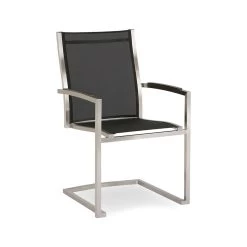 Edler Garten Freischwing-Stuhl Aus Edelstahl - Lucidum Gartenstuhl