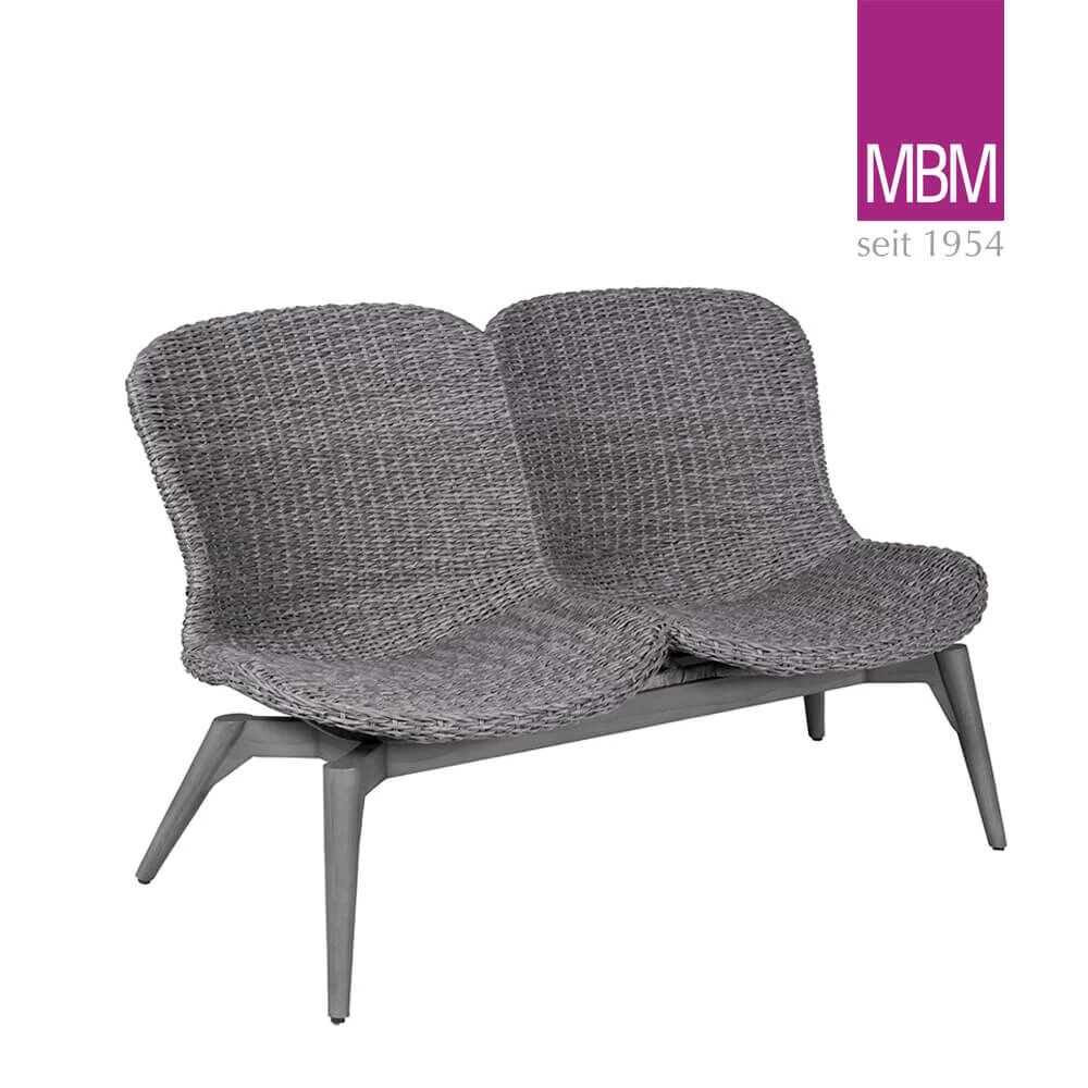 Einzigartige Geflochtene Gartenbank Mit Zwei Sitzen Von MBM - Love Seat Orlando 1 Einzigartige Geflochtene Gartenbank Mit Zwei Sitzen Von MBM - Love Seat Orlando