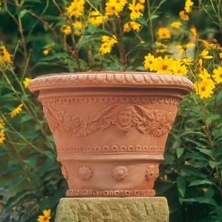 Einzigartiger Terrakotta Blumentopf - Antik - Paolo