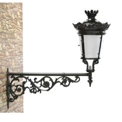 Eisen Außenwandleuchte Nostalgisch - Crisanta