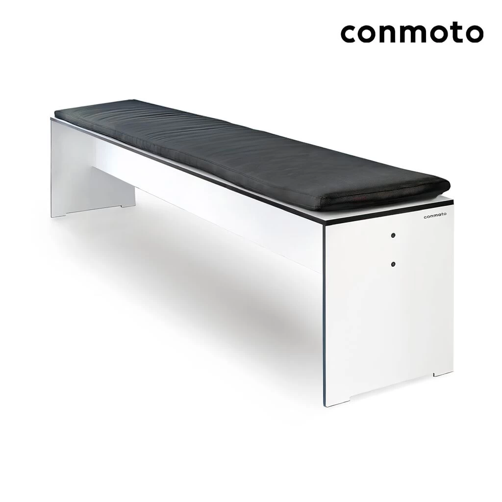 Elegante 3-Sitzer Gartenbank Aus Robustem HPL - Riva Bank 2 Elegante 3-Sitzer Gartenbank Aus Robustem HPL - Riva Bank – Bild 2