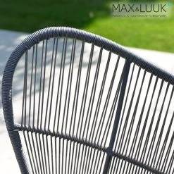 Eleganter Ohrensessel In Grau Von Max & Luuk Mit Geflochtener Sitzschale - Kim Sessel -Gartenwelt Geschaft eleganter ohrensessel in grau von max luuk mit geflochtener sitzschale kim sessel3