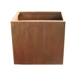 Eleganter Pflanztopf Aus Metall - Rechteckig - Groß - Necrona Grimo