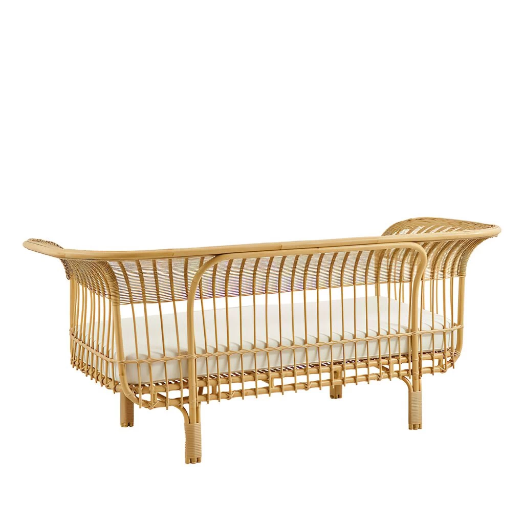 Elegantes Gartensofa Aus Alu-Rattan In Der Farbe Natur - Gartensofa Enna 2 Elegantes Gartensofa Aus Alu-Rattan In Der Farbe Natur - Gartensofa Enna – Bild 2