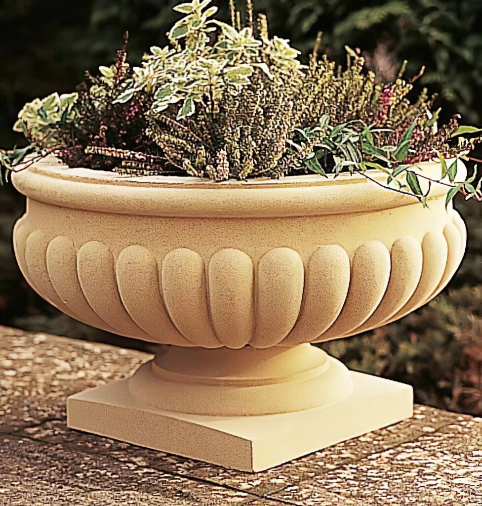 Englische Gartenamphore Steinguss - Harlington Manor 2 Englische Gartenamphore Steinguss - Harlington Manor – Bild 2