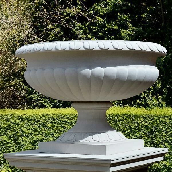 Englisches Pflanzgefäß Steinguss - Farley Castle 1 Englisches Pflanzgefäß Steinguss - Farley Castle