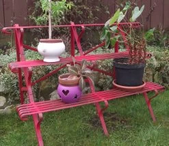 Etagen Blumenständer Aus Antik Gusseisen - Renan -Gartenwelt Geschaft etagen blumenstaender aus antik gusseisen renan6