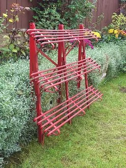 Etagen Blumenständer Aus Antik Gusseisen - Renan -Gartenwelt Geschaft etagen blumenstaender aus antik gusseisen renan7