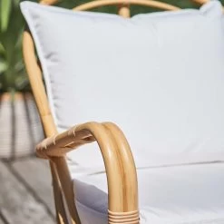 Extravaganter Lounge Sessel Aus Alu Rattan Mit Armlehnen In Hellbraun - Loungesessel Blenda -Gartenwelt Geschaft extravaganter lounge sessel aus alu rattan mit armlehnen in hellbraun loungesessel blenda6