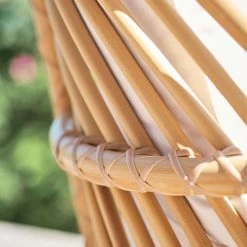 Extravaganter Lounge Sessel Aus Alu Rattan Mit Armlehnen In Hellbraun - Loungesessel Blenda -Gartenwelt Geschaft extravaganter lounge sessel aus alu rattan mit armlehnen in hellbraun loungesessel blenda7