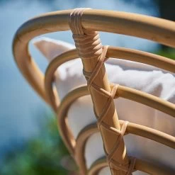 Extravaganter Lounge Sessel Aus Alu Rattan Mit Armlehnen In Hellbraun - Loungesessel Blenda -Gartenwelt Geschaft extravaganter lounge sessel aus alu rattan mit armlehnen in hellbraun loungesessel blenda8